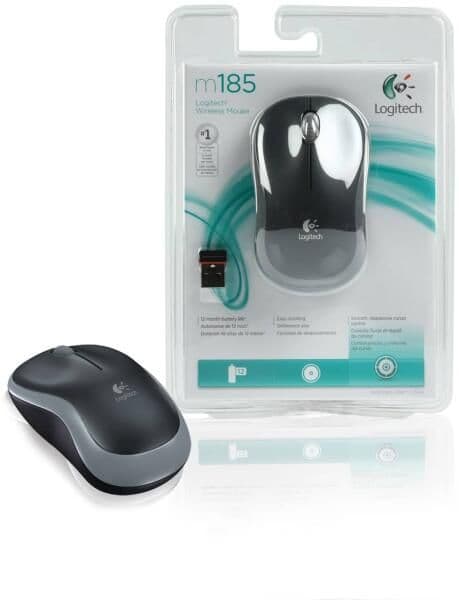 LOGITECH Egér optikai Nano M185 szürke