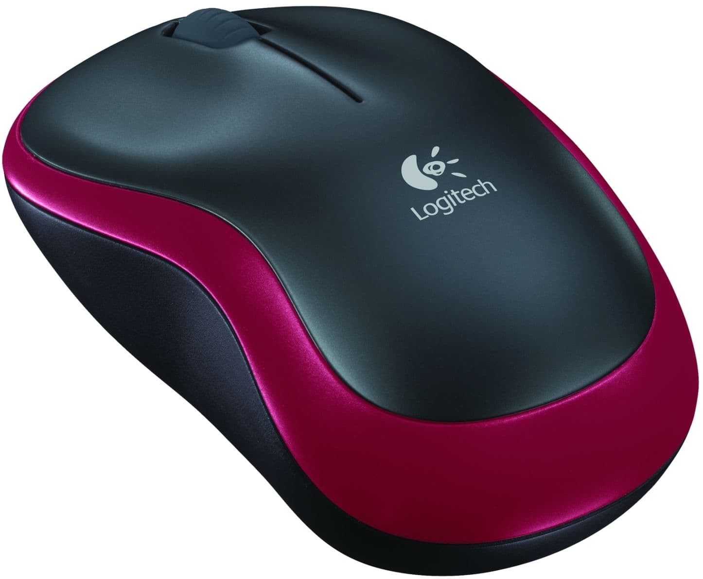 LOGITECH Egér Nano M185 Optikai piros