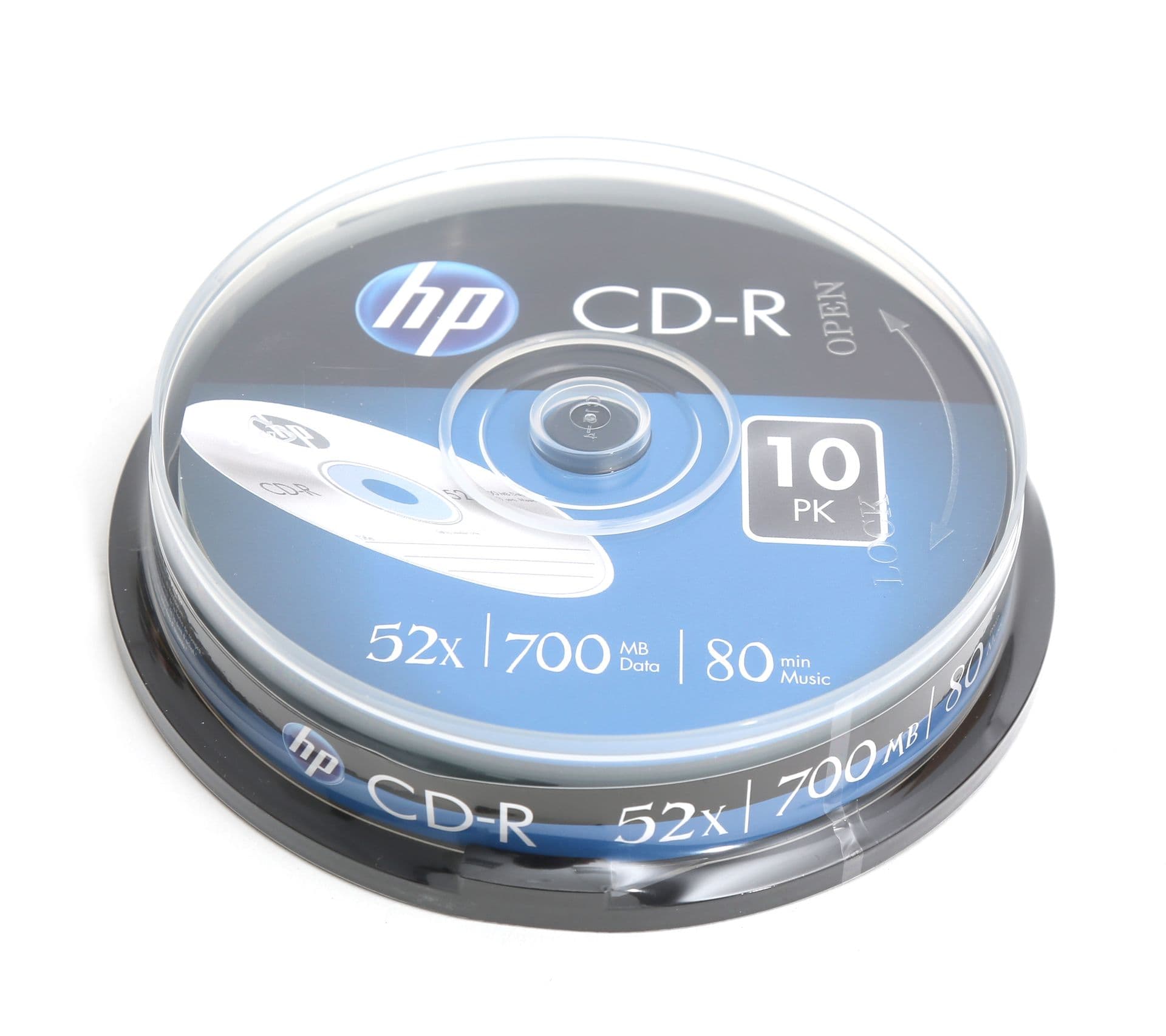 HP CD-R 700MB  10db/henger 52x