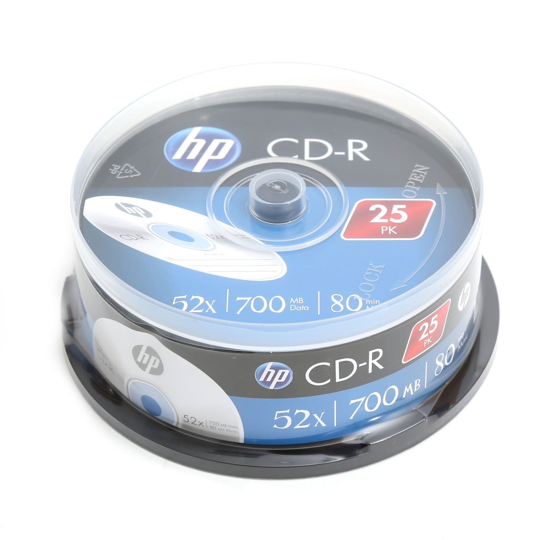 HP CD-R 700MB  25db/henger 52x