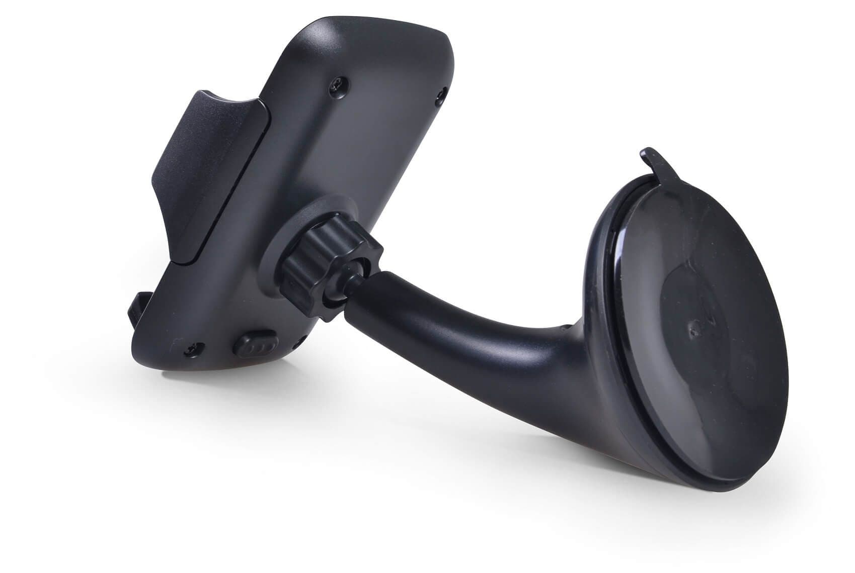 HADRON Autós mobiltelefon tartó 4"-5,5"-os készülékekhez + szivargyújtó töltő (3,1A-es)