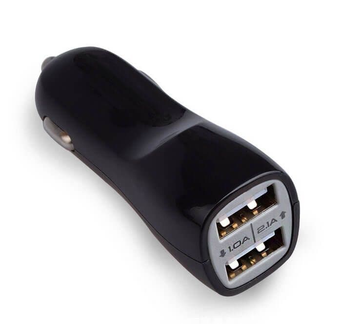 HADRON Autós mobiltelefon tartó 4"-5,5"-os készülékekhez + szivargyújtó töltő (3,1A-es)