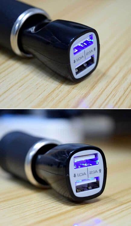 HADRON Autós mobiltelefon tartó 4"-5,5"-os készülékekhez + szivargyújtó töltő (3,1A-es)
