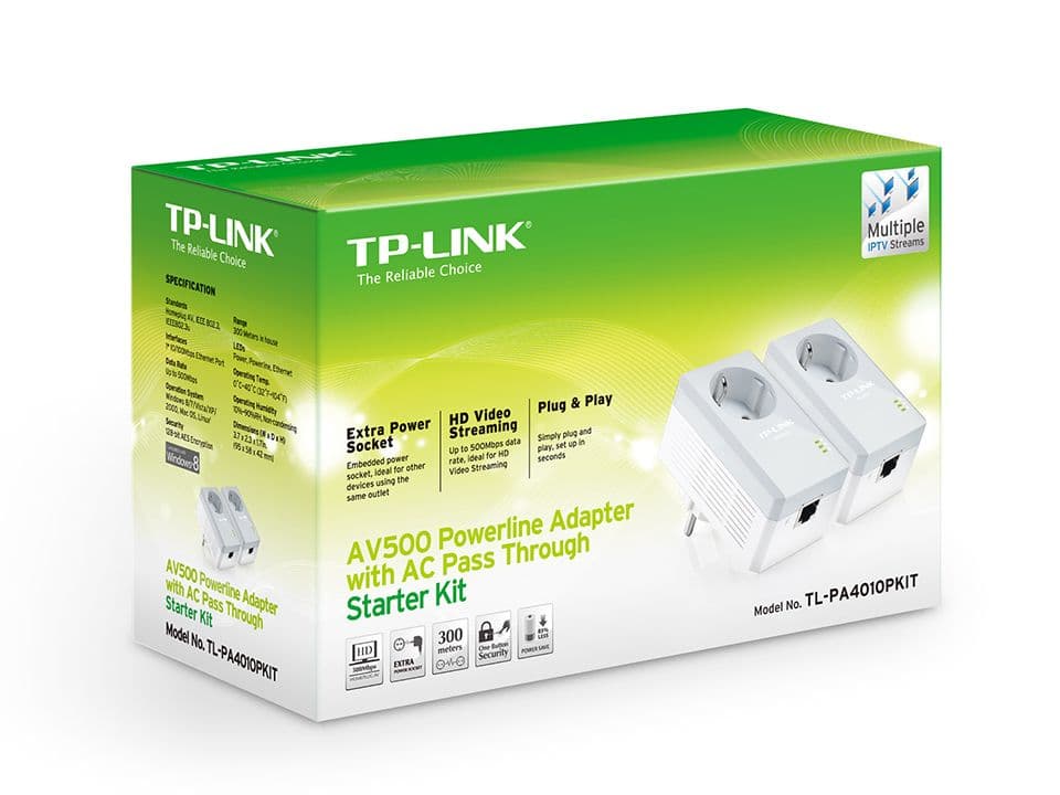 TP-LINK Powerline adapter PA4010P kit
