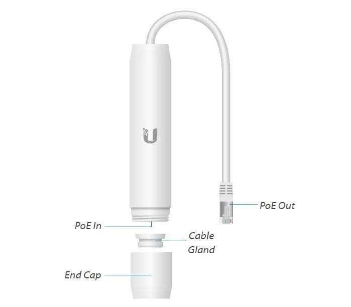 UBIQUITI Instant PoE adapter Outdoor Gigabit