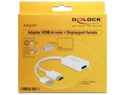 DELOCK Adapter HDMI - DisplayPort M/F