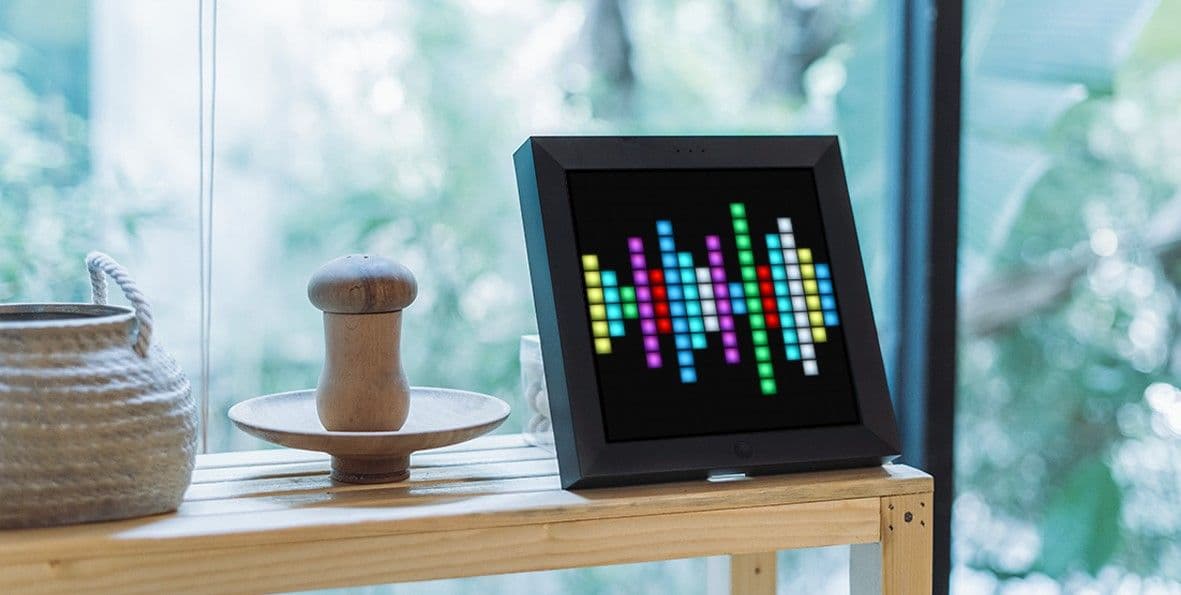 DIVOOM Digitális képkeret PIXOO, Fekete