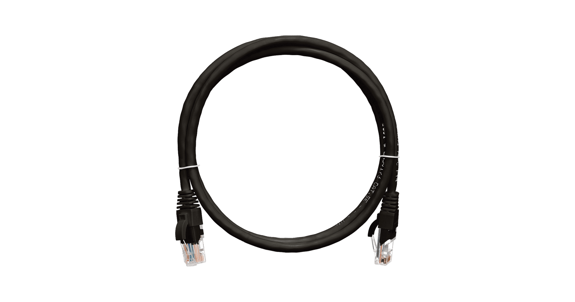 NIKOMAX patch kábel UTP, Cat5e, LSZH, 0,5m ,fekete