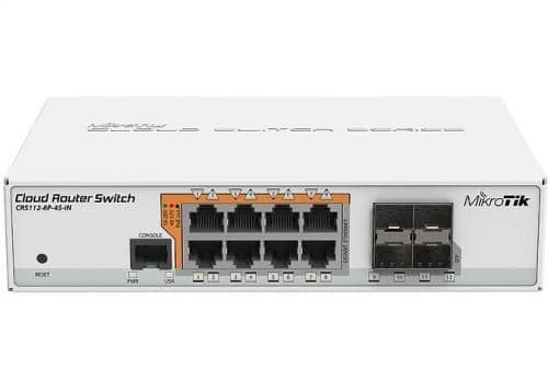 MIKROTIK Cloud Router Switch CRS112-8P-4S-IN