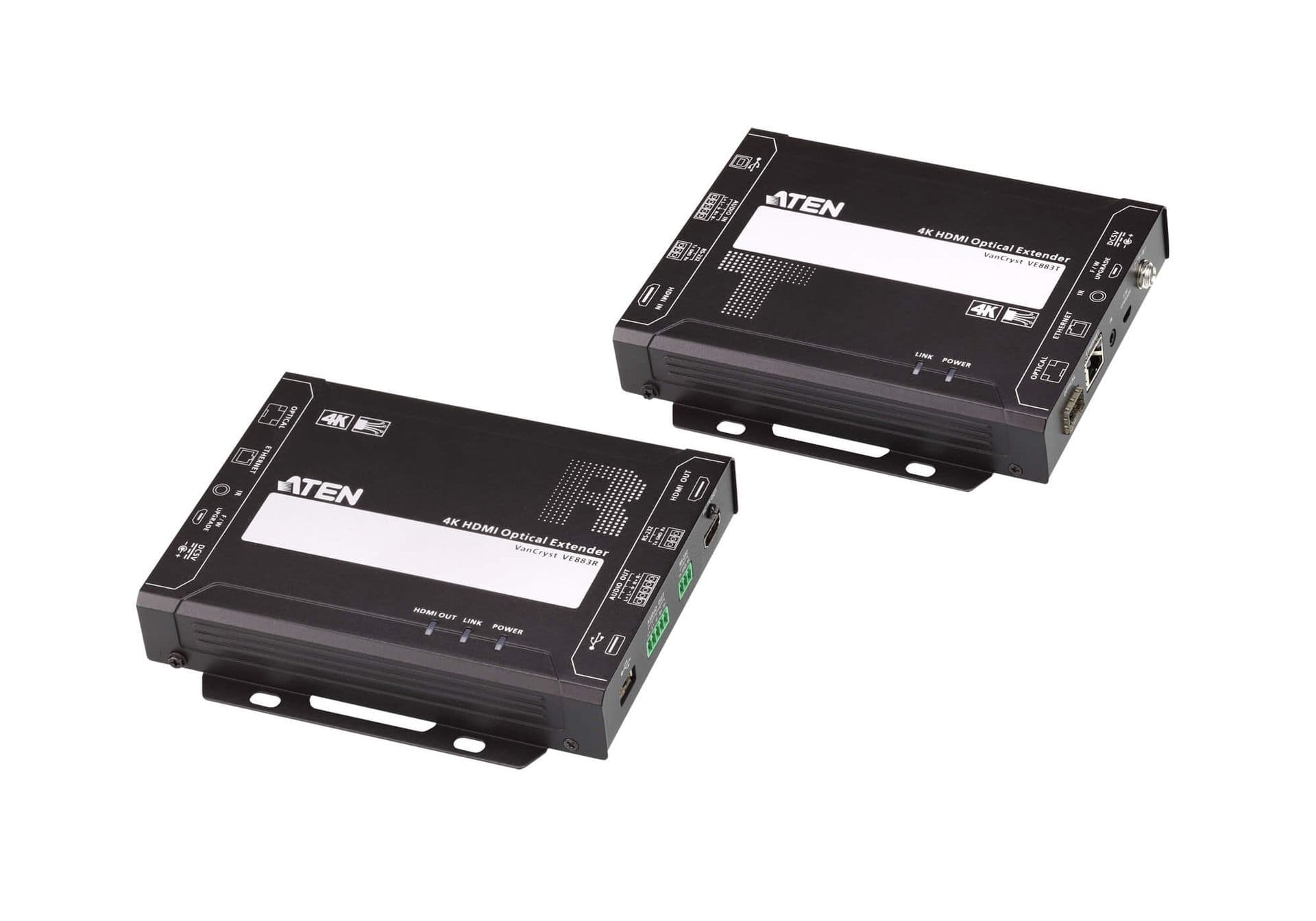 ATEN Extender 4K HDMI Optical (4K@300m,  MM), VE883K1-AT-G