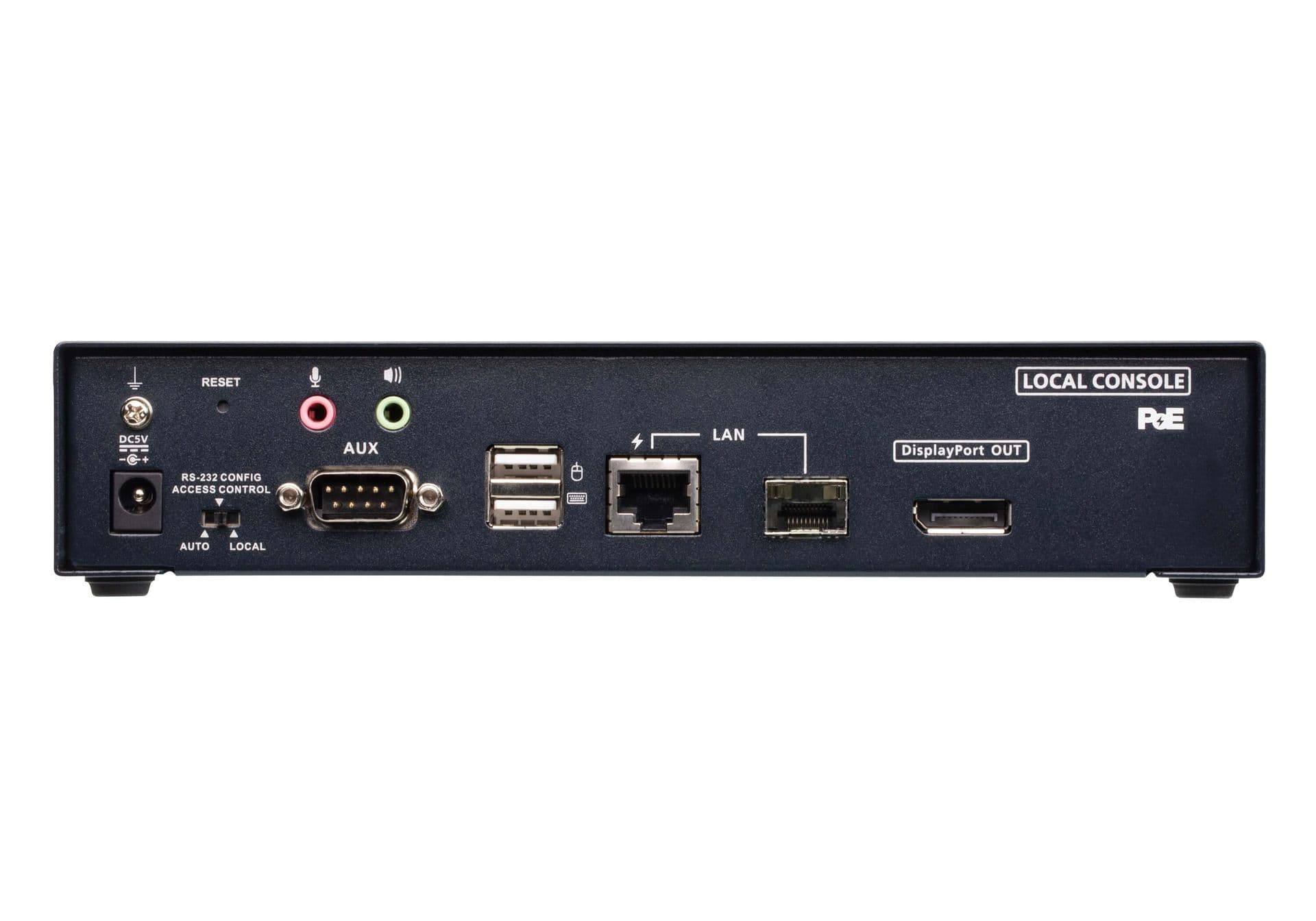 ATEN Extender 4K, DisplayPort, Single Display, KVM over IP, PoE, (Transmitter), KE9952T-AX