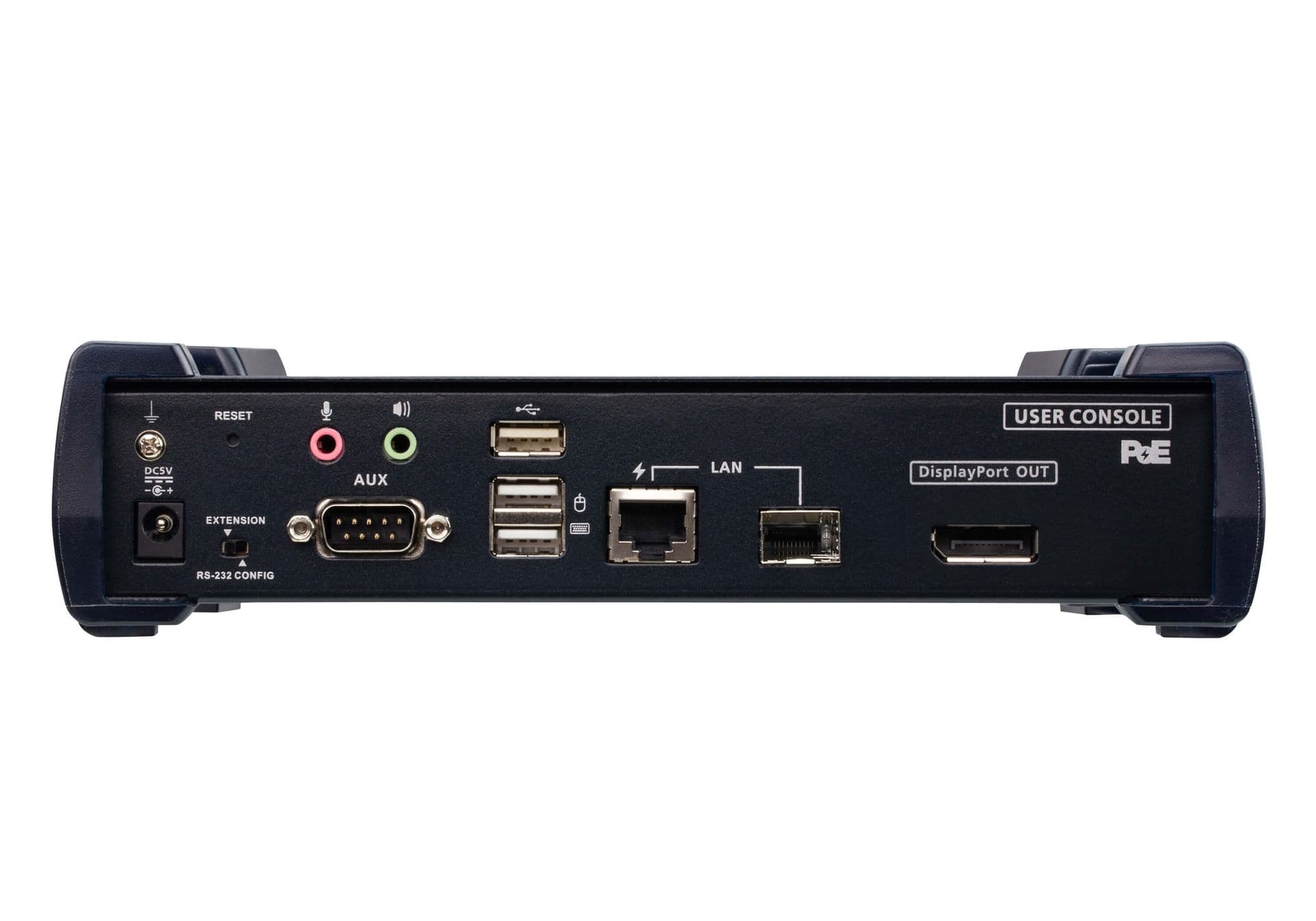 ATEN Extender 4K, DisplayPort, Single Display, KVM over IP, PoE, (Receiver), KE9952R-AX