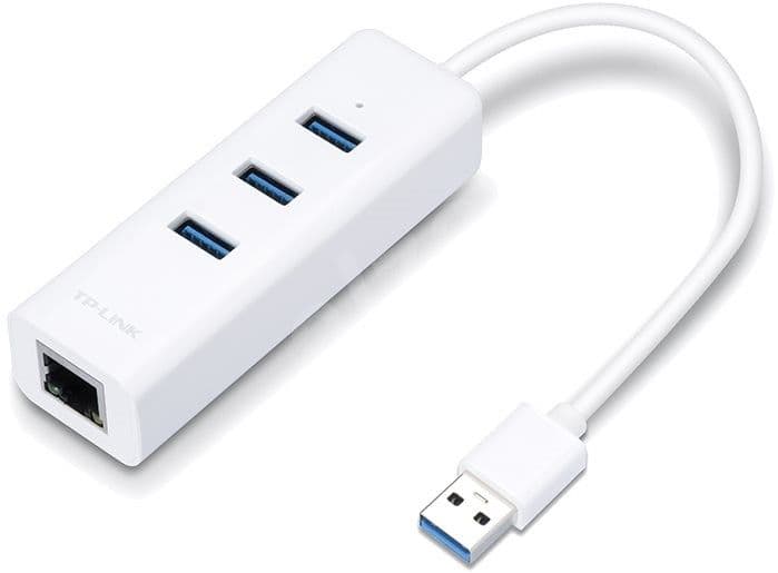 TP-LINK Átalakító USB 3.0 - Gigabit Ethernet 1000Mbps + 3 USB 3.0 port, UE330