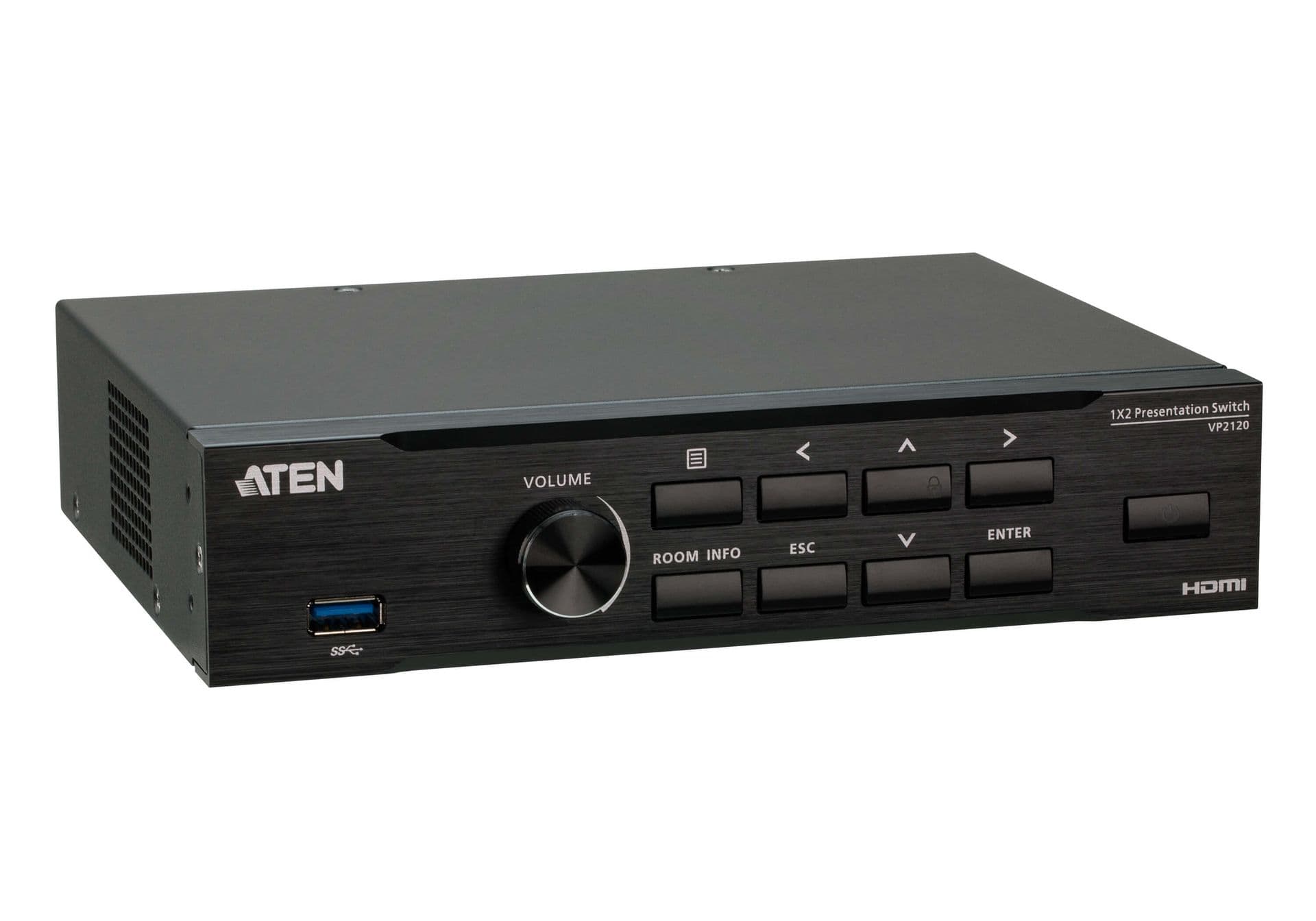 ATEN Switch Seamless Presentation Switch with Quad View Multistreaming  VP2120-AT-G