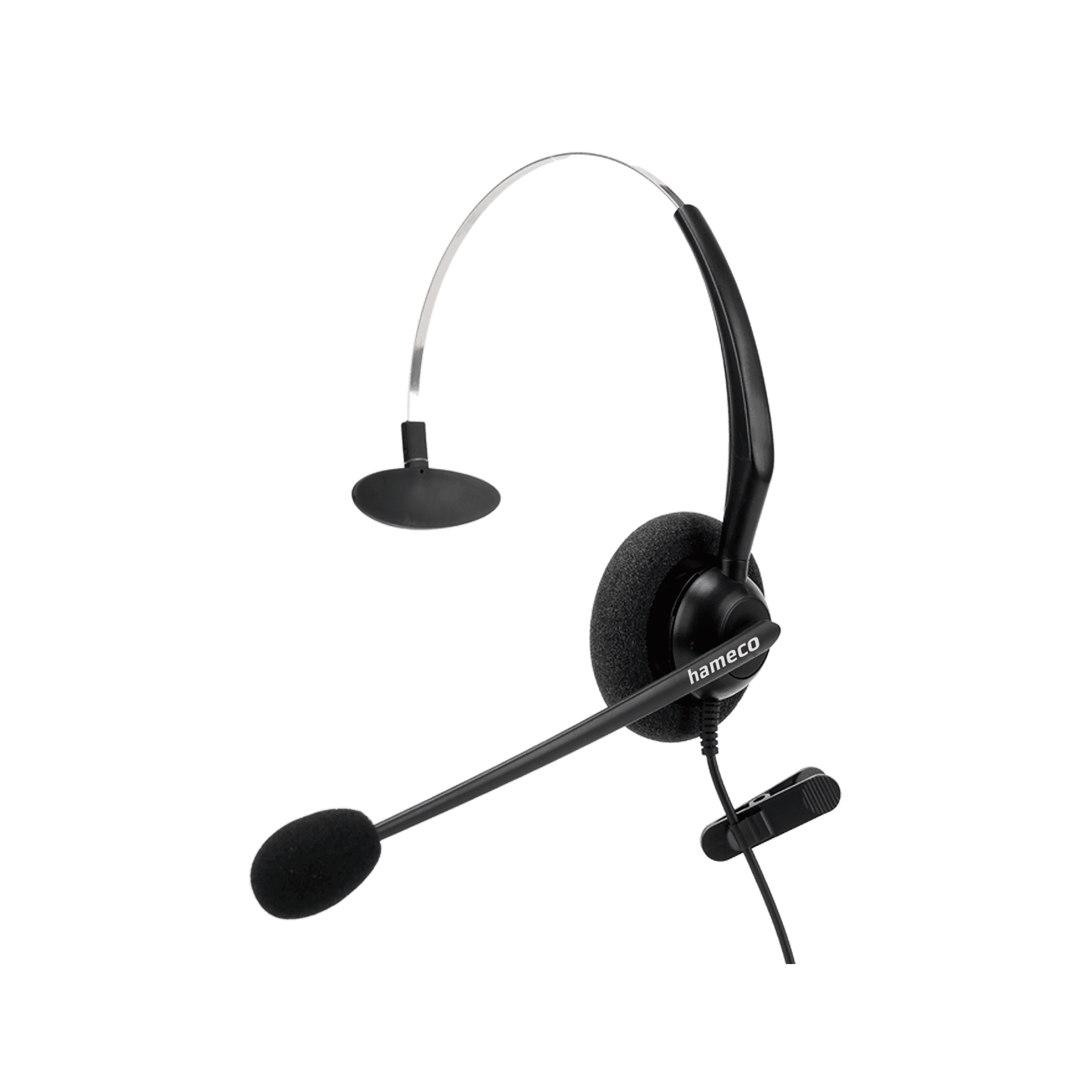 HAMECO mikrofonos fejbeszélő, mono, USB, Teams kompatibilis  HS-2000M-USB