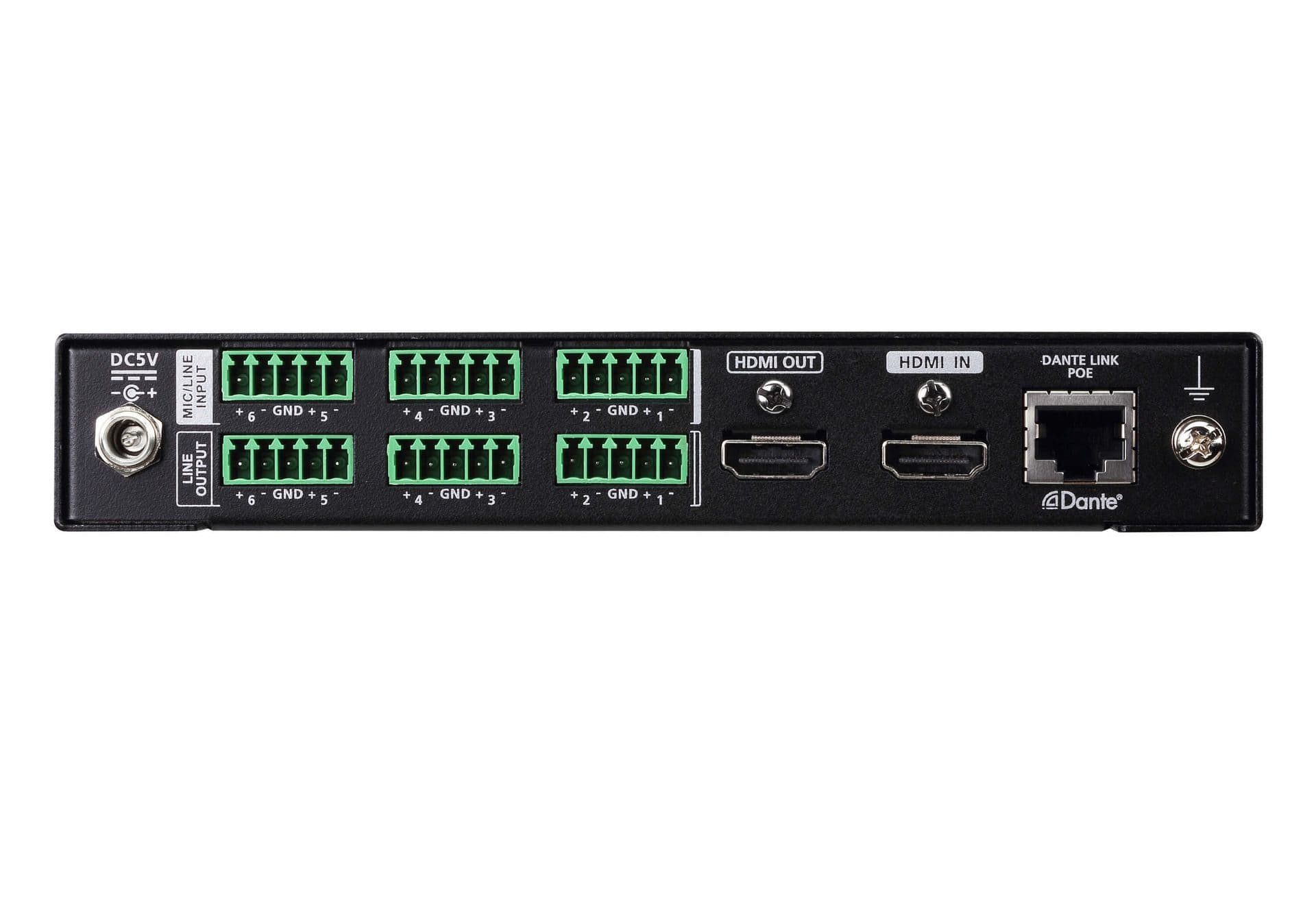 ATEN Dante audio interfész 6x6, HDMI