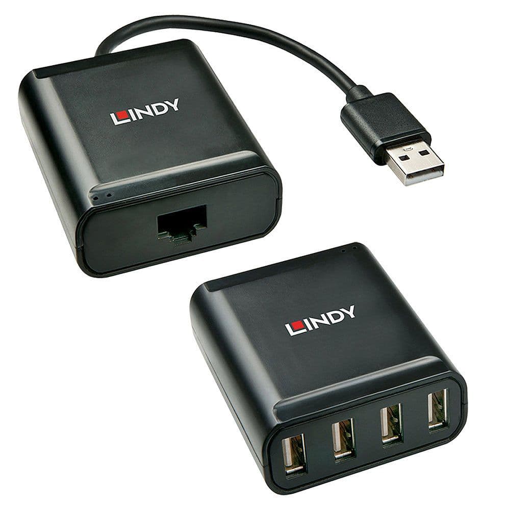 LINDY Extender USB 2.0, 4port, 60m Cat5
