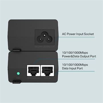 TP-LINK POE+ Injektor 30W, TL-POE160S
