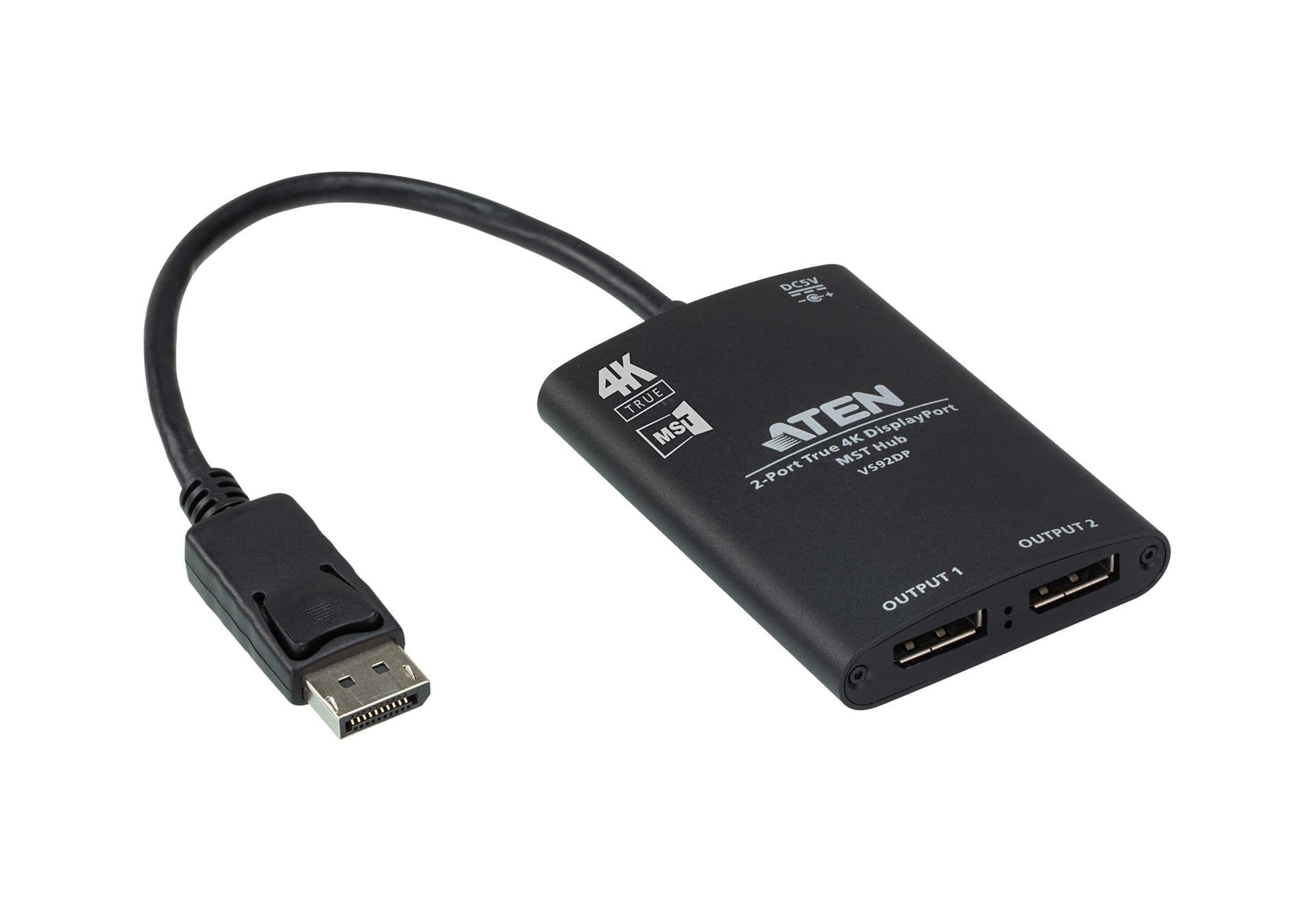 ATEN VanCryst Splitter 2-Port True 4K DisplayPort MST Hub
