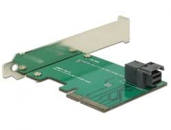 DELOCK PCI Express x4 Kártya > 1 x belső SFF-8643 NVMe