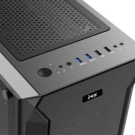 MS Számítógépház, Armor V710, ATX, Fekete