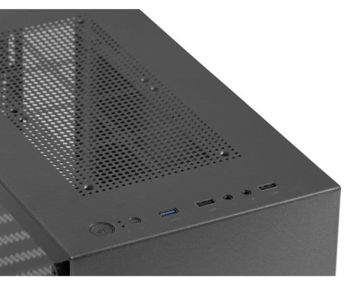MS Számítógépház, Fighter S300, ATX, Fekete