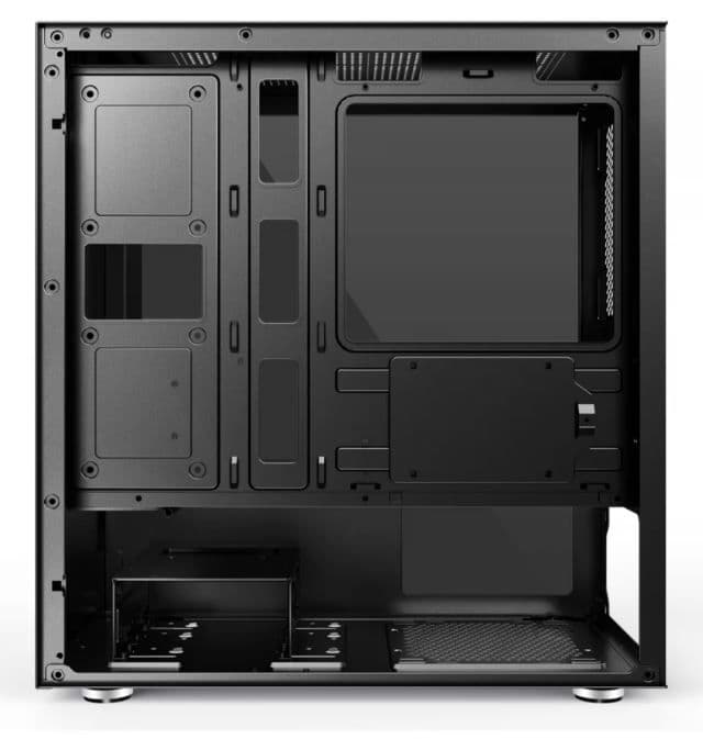 MS Számítógépház, Fighter S300, ATX, Fekete