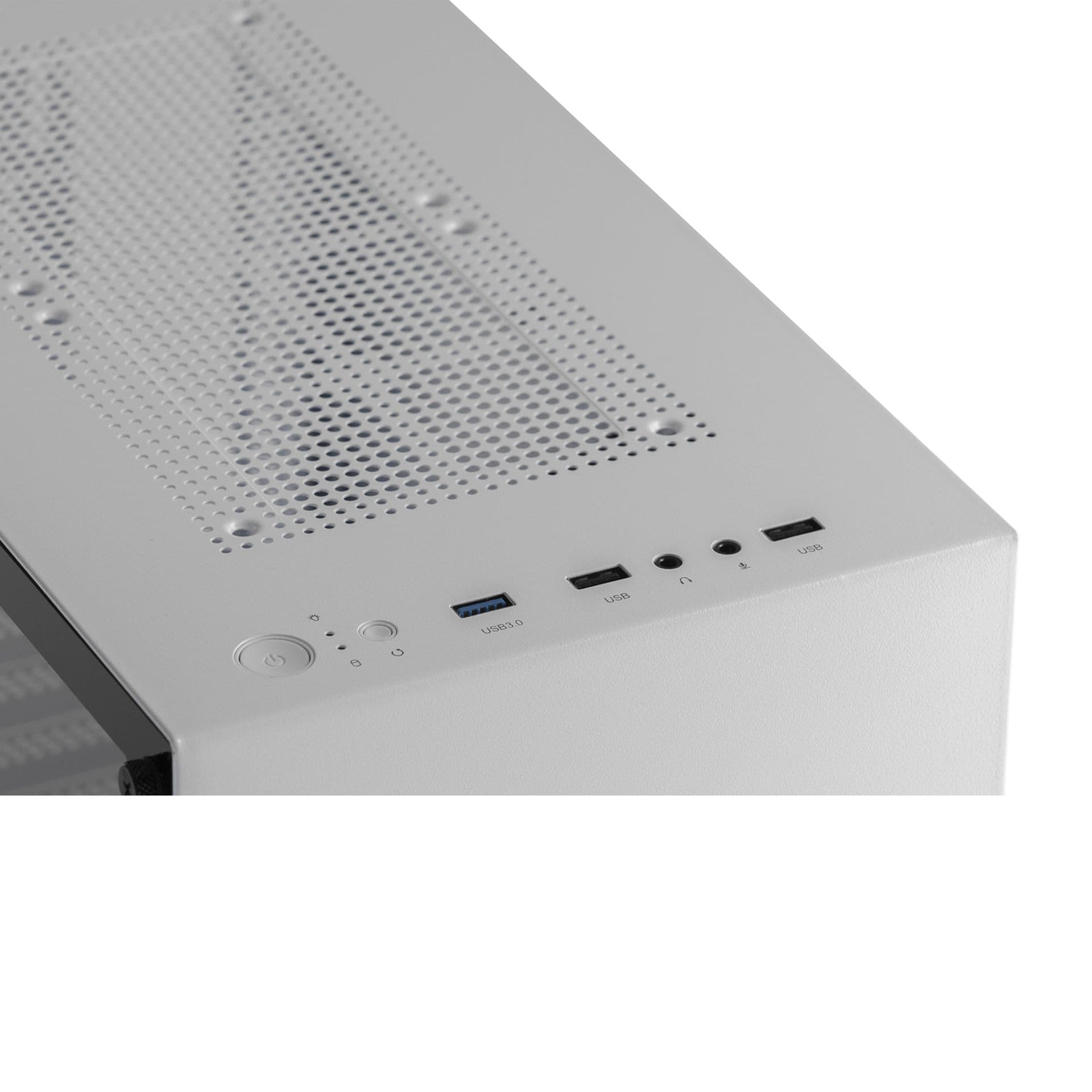 MS Számítógépház, Fighter S301, mATX, µATX, Mini ITX, Fehér