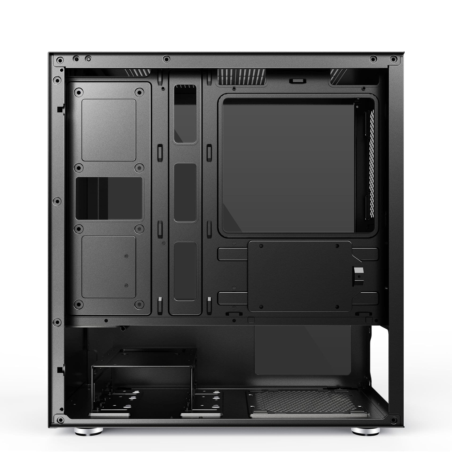 MS Számítógépház, Fighter S301, mATX, µATX, Mini ITX, Fehér