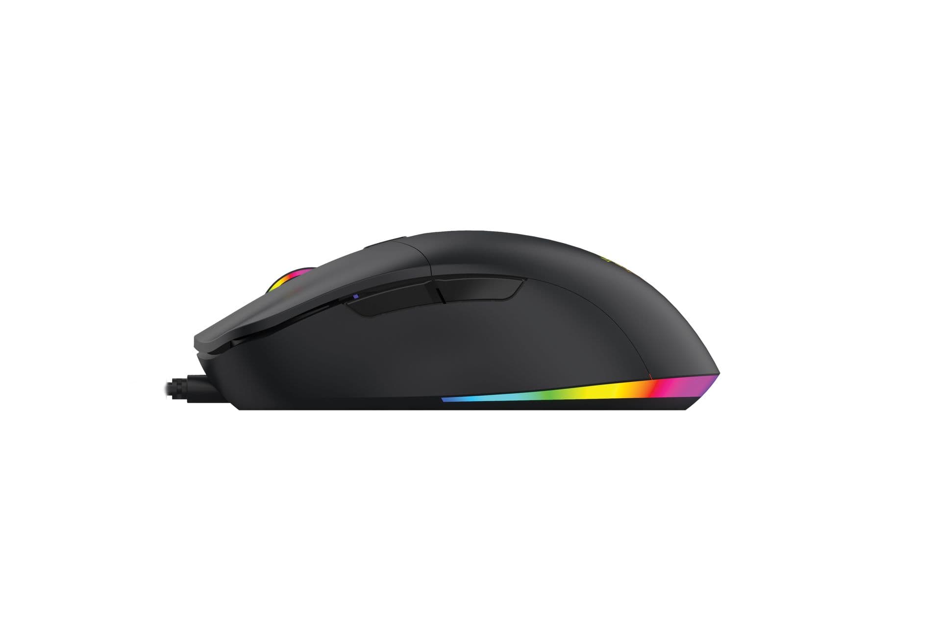 MS Egér, Nemesis C330, vezetékes USB, fekete - RGB