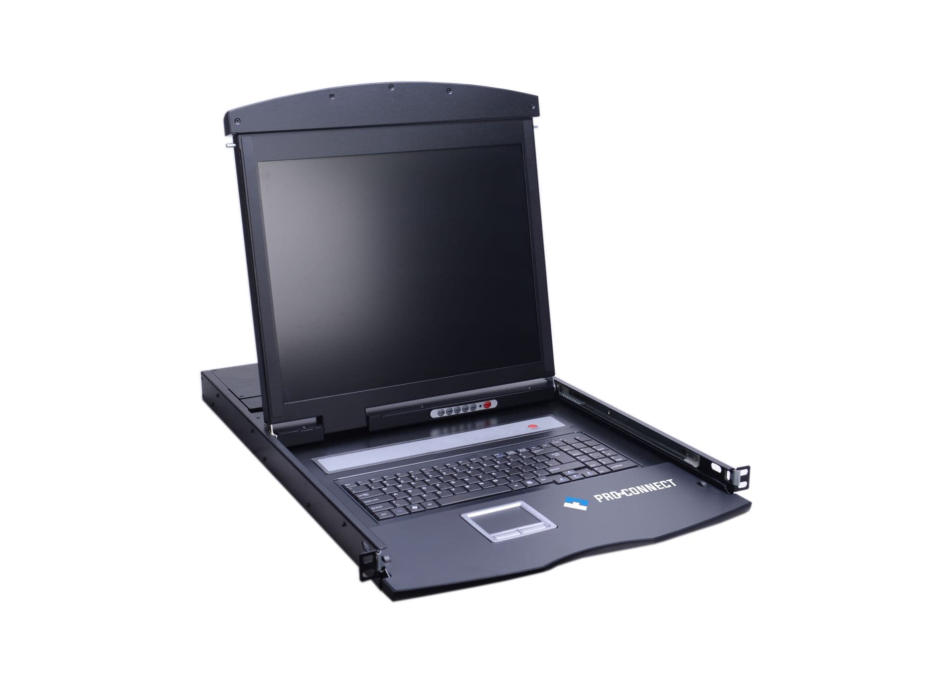 PROCONNECT KVM Konzol LCD 19", VGA, Dual Rail