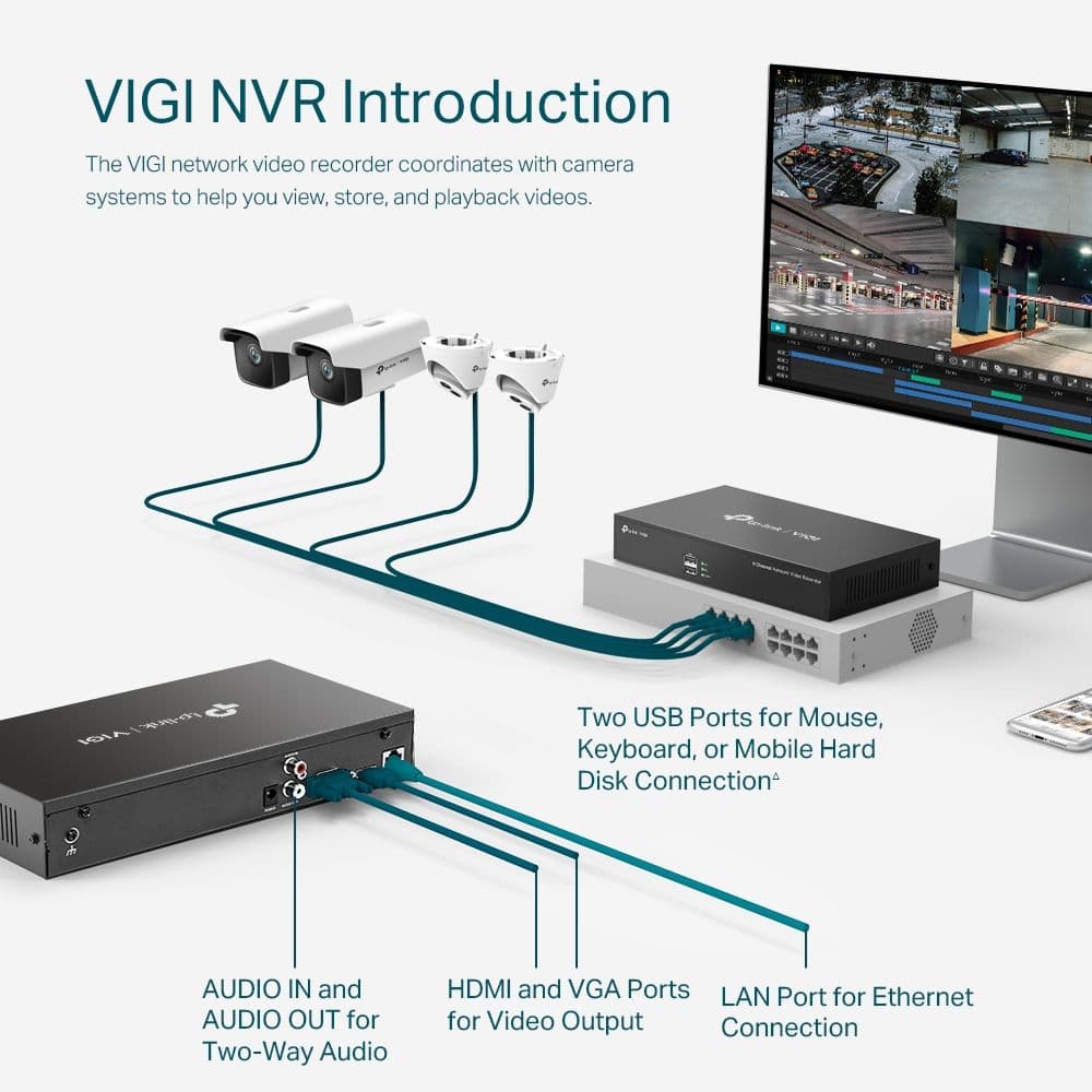 TP-LINK NVR - VIGI NVR1008H