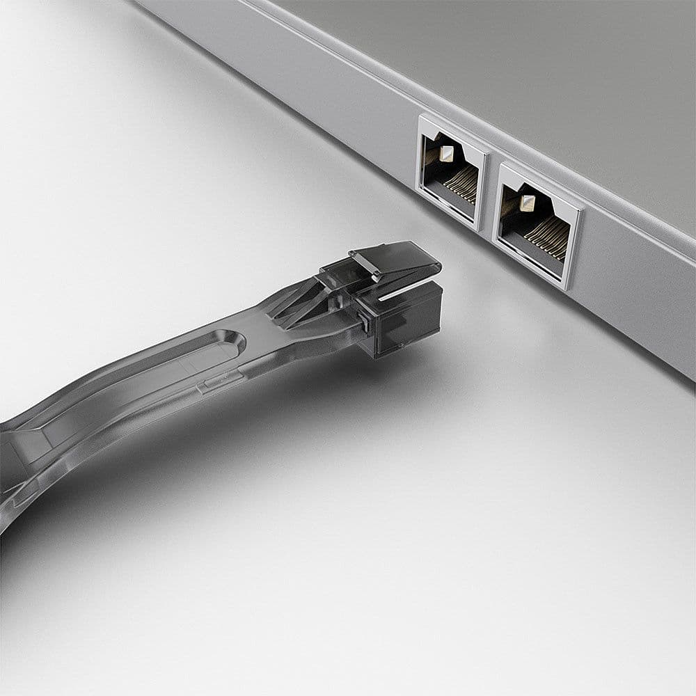 LINDY Dugó biztonsági RJ45 + kulcs, fekete (10db dugó + 1db kulcs)