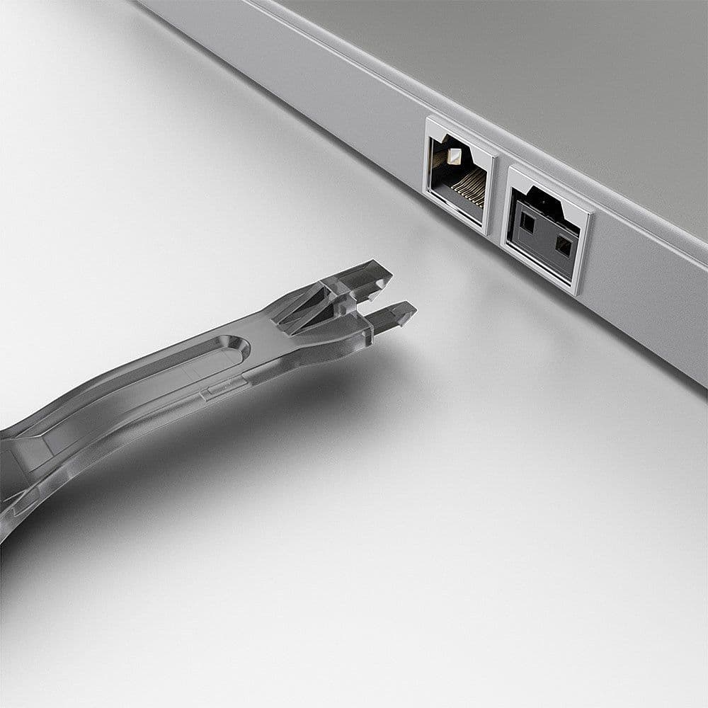 LINDY Dugó biztonsági RJ45 + kulcs, fekete (10db dugó + 1db kulcs)