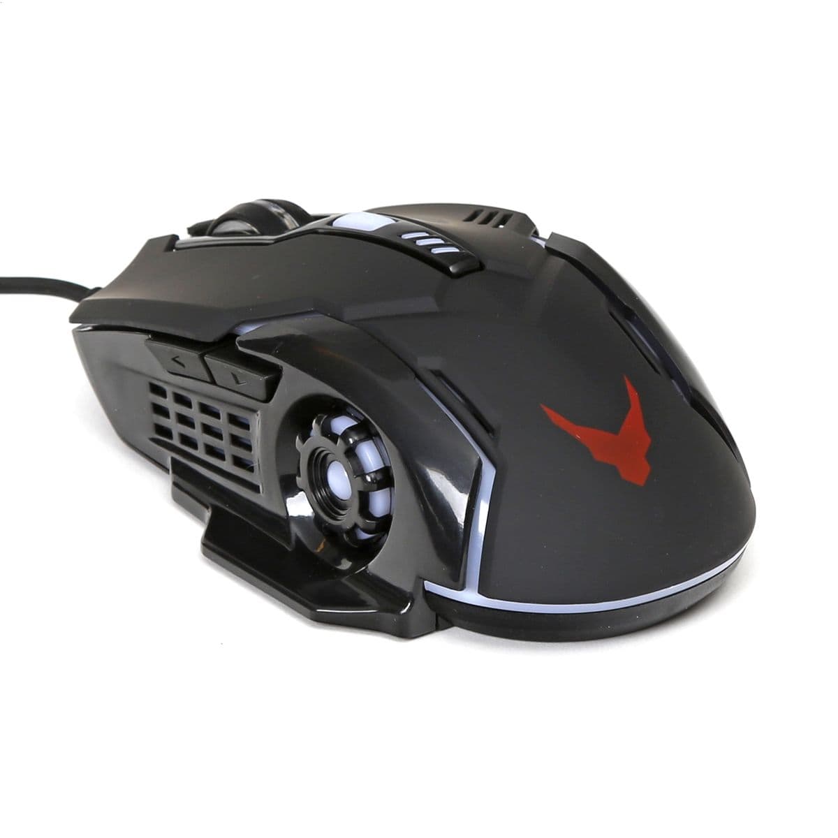 VARR Gaming Egér, LED-es, 2600 DPI, USB, vezetékes, 6 programozható gomb. fekete