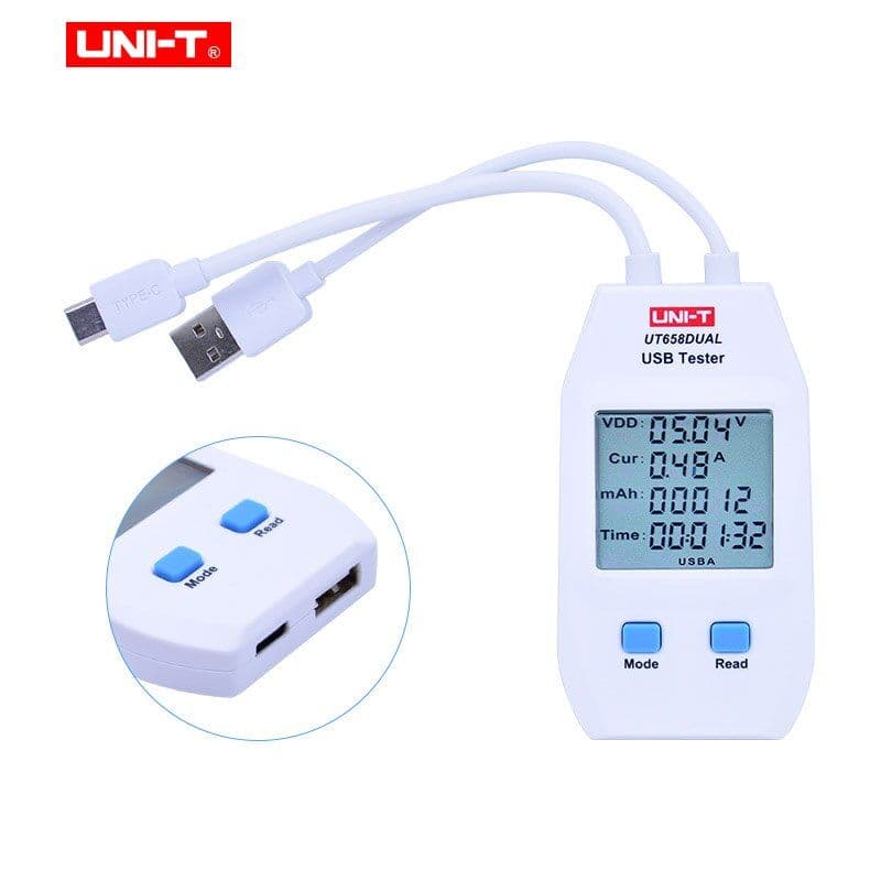 UNI-T Teszter 2x USB
