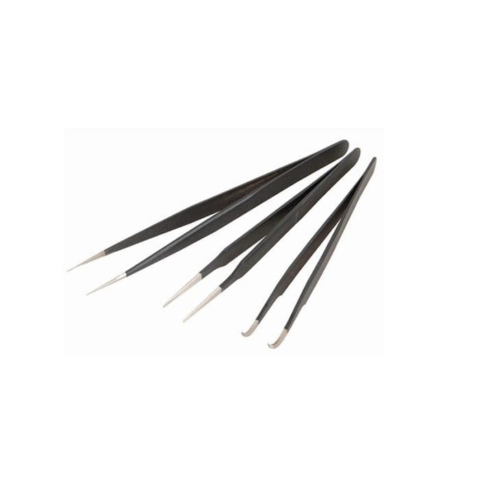 SPROTEK Antisztatikus ESD Csipesz 3db STT560