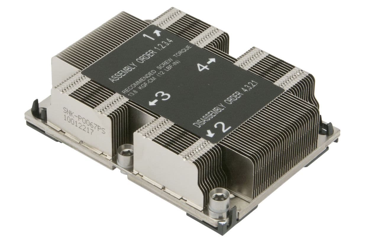 SUPERMICRO CPU hűtő LGA3647 1U passív narrow