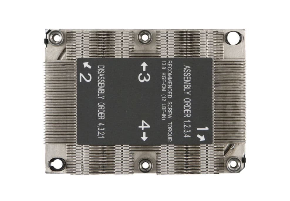 SUPERMICRO CPU hűtő LGA3647 1U passív narrow