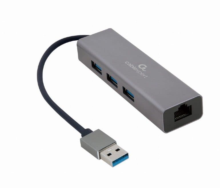 CABLEXPERT átalakító USB 3.1 - Gigabit Ethernet 1000Mbps USB-A 3 portos