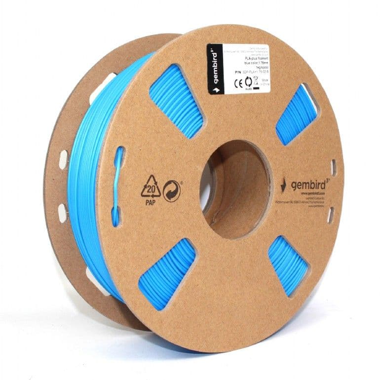 GEMBIRD Filament PLA-PLUS 1,75mm, kék