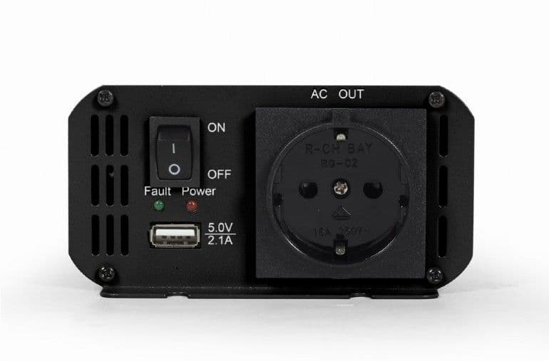 ENERGENIE Autós inverter 500W 12V, 2 db USB port