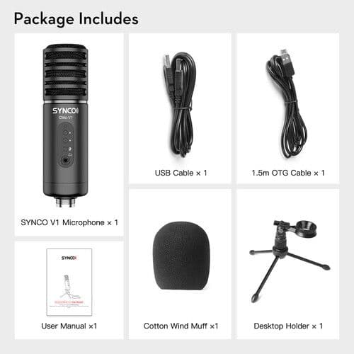 SYNCO CMic-V1 USB kondenzátor mikrofon