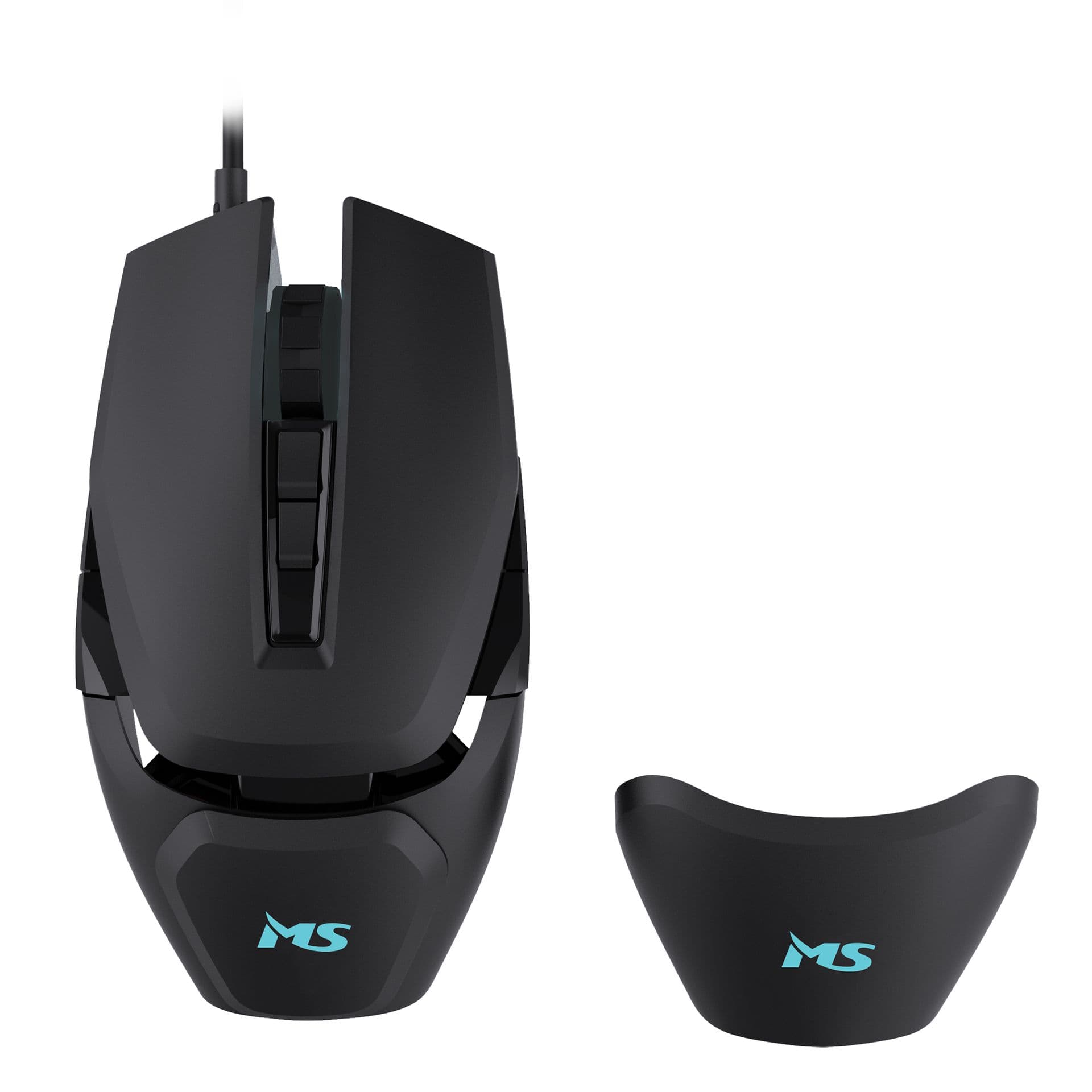 MS Egér, Gamer, MSI NEMESIS C900, vezetékes, 16000 DPI, fekete
