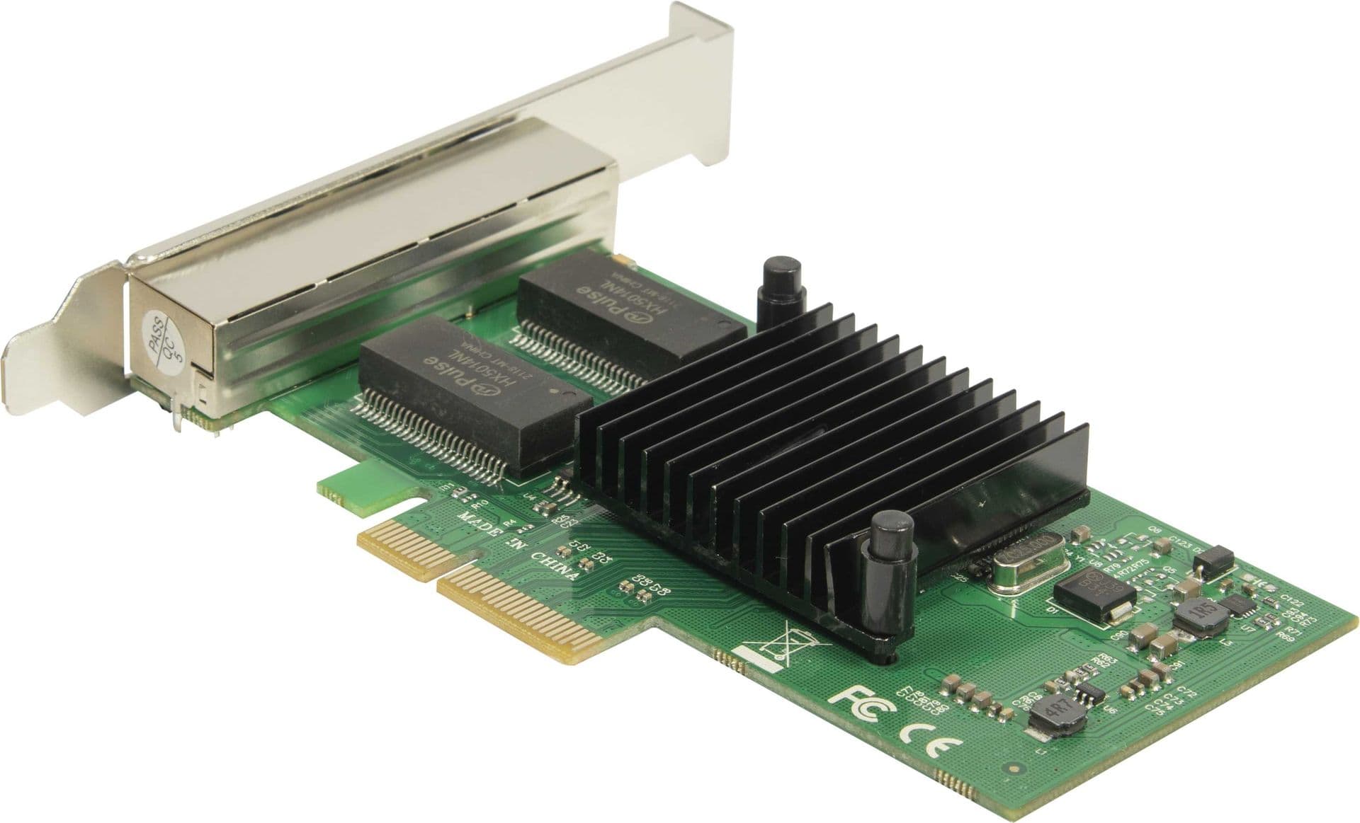 ARGUS LAN kártya 4x 10/100/1000 PCI-E x4 v2.0