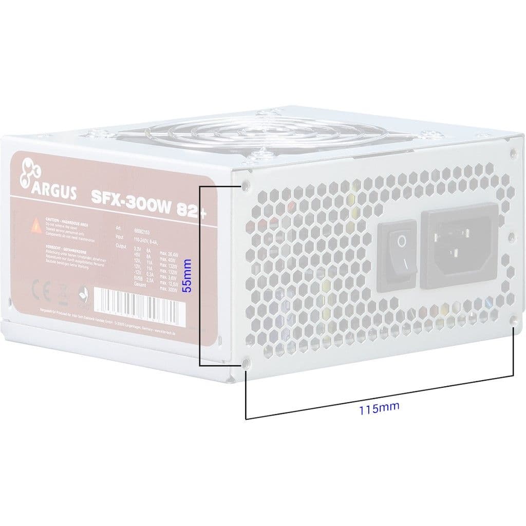 ARGUS Tápegység  300W, SFX-PSU