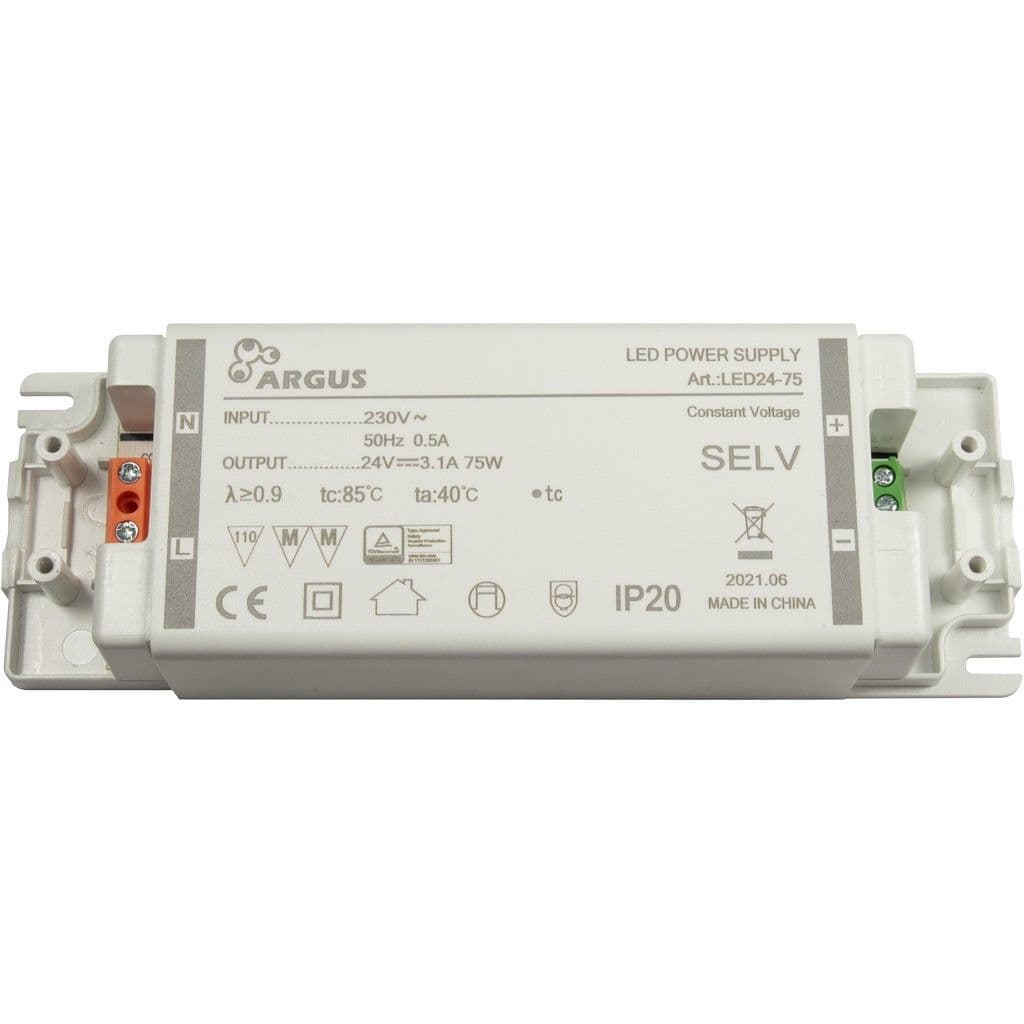 ARGUS LED driver, LED24-75, 24V, 75W