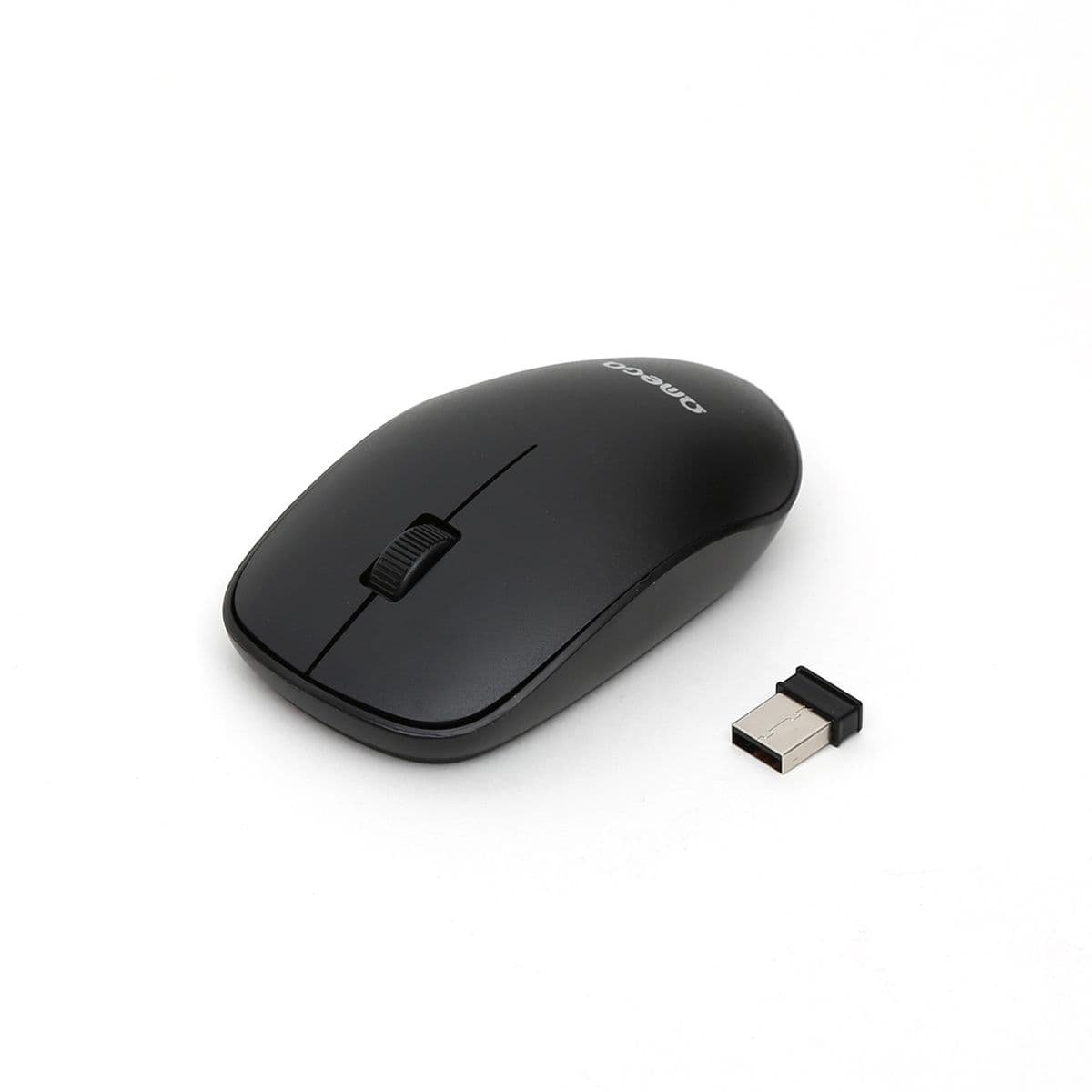 OMEGA Egér, Wireless, vezeték nélküli, 1200 DPI, fekete