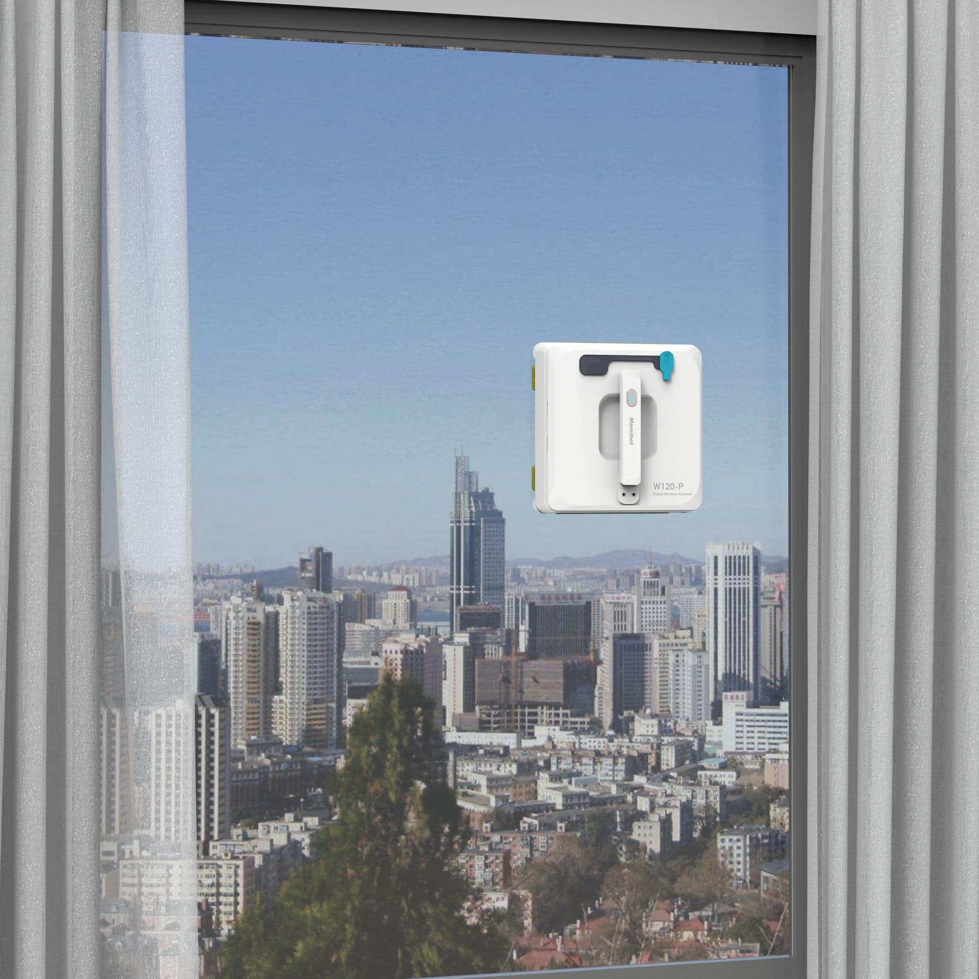Mamibot ablaktisztító robot, Robotic window cleaner W120-P, fehér
