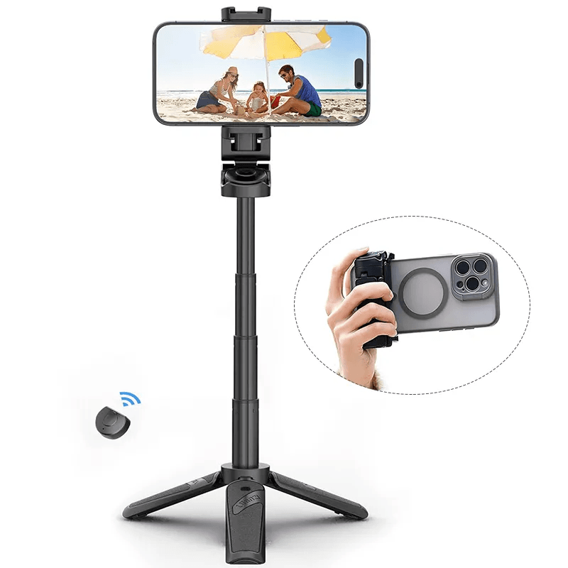 ULANZI JJ02 mobiltelefon állvány, markolat és selfie bot egyben, bluetooth kioldóval